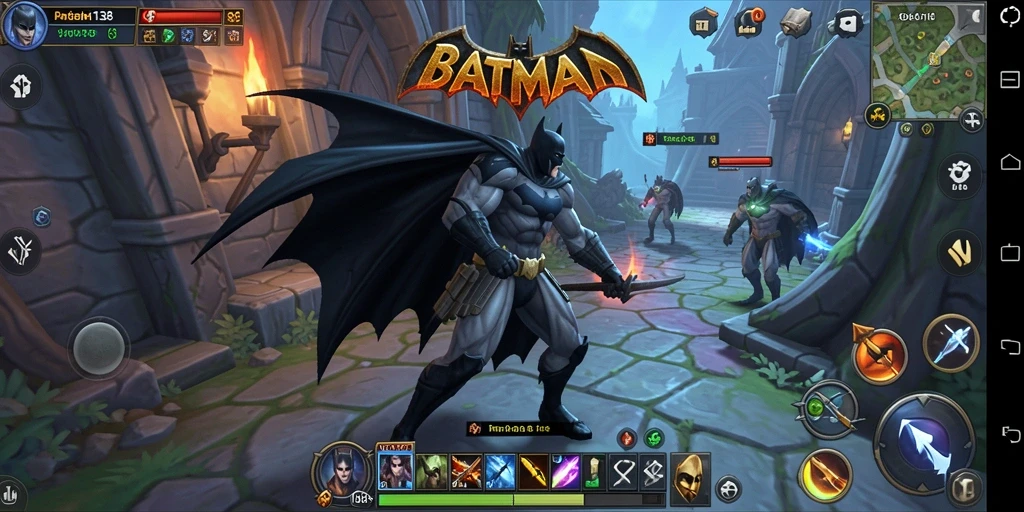 Tampilan gameplay epik dan pertempuran seru di BATMAN138.