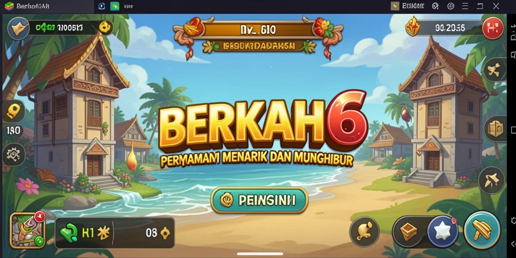 Tampilan gameplay <strong>BERKAH6</strong> yang menarik dan penuh warna.
