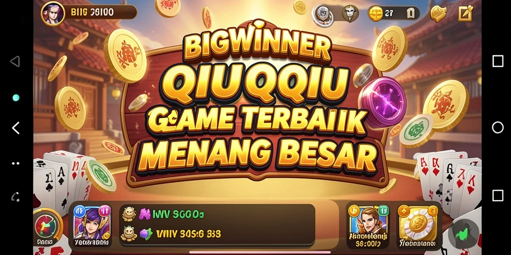 Tampilan gameplay QiuQiu dalam BIGWINNER yang menarik.