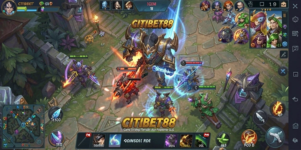 Tampilan menarik dari gameplay CITIBET88 dengan elemen strategis.