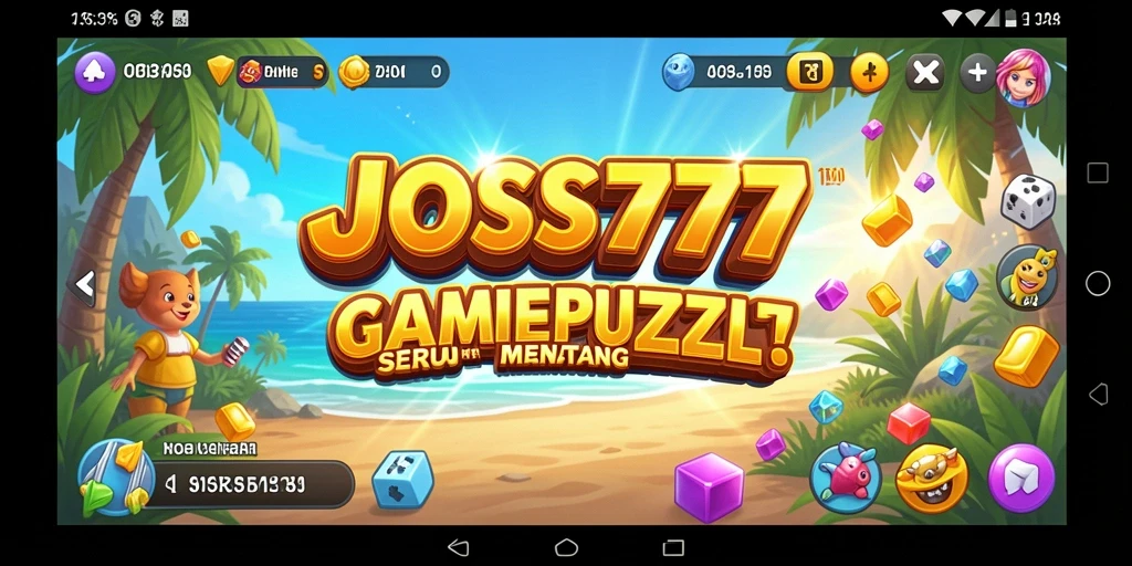 Tampilan gameplay JOSS777 dengan tantangan Puzzle yang menarik.