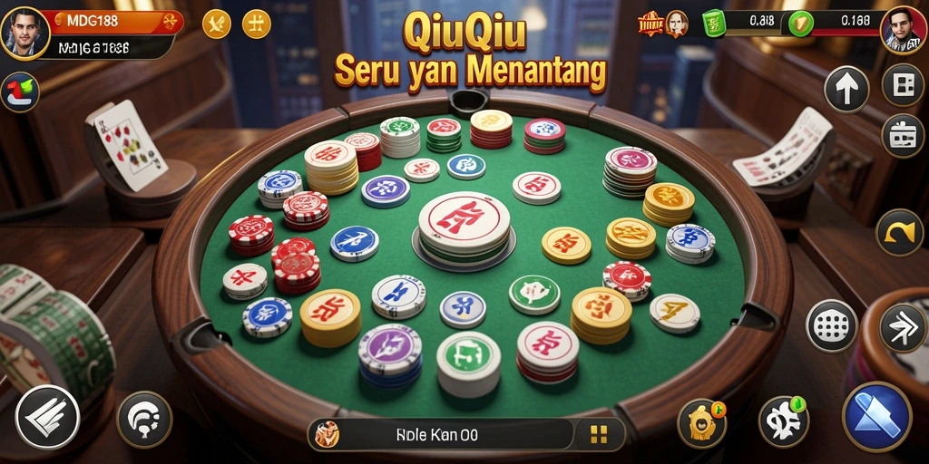 Gameplay seru QiuQiu di MDG188 dengan grafis yang menawan.