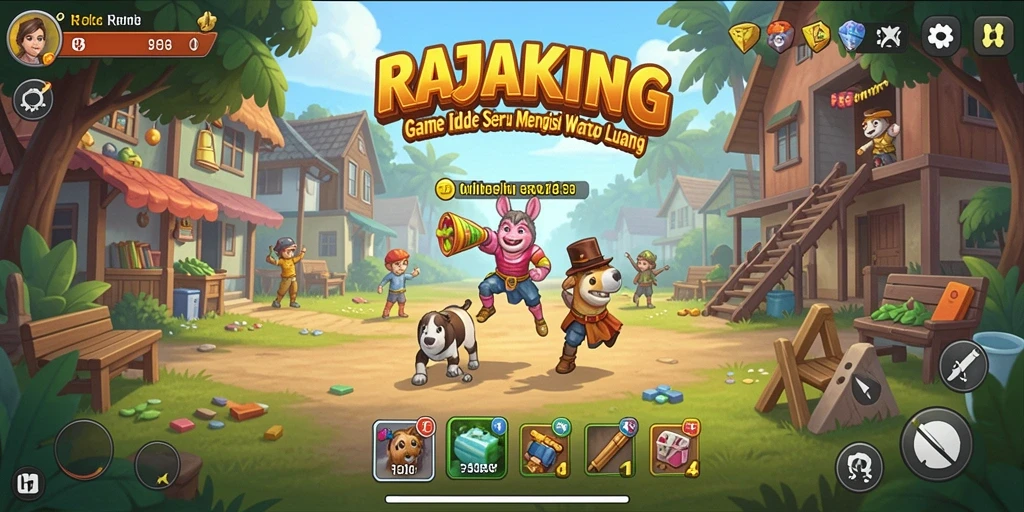 Tampilan gameplay RAJAKING yang menarik dalam kategori Idle.